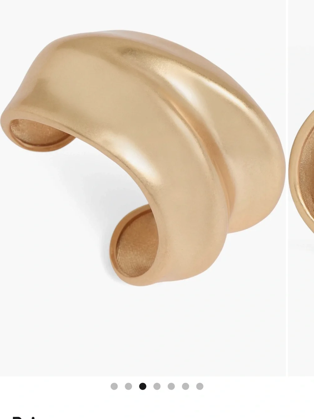 Reiss Sara Sculptural Cuff Bracelet NWOT - Picture 3 of 9